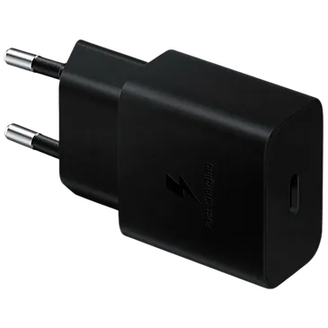 Samsung Ep-T510 Szybka Ładowarka USB-C 15W + Kabel USB-C 1M Czarny
