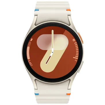 Samsung Galaxy Watch 7 40mm Beige (Valkoinen Kumiranneke)